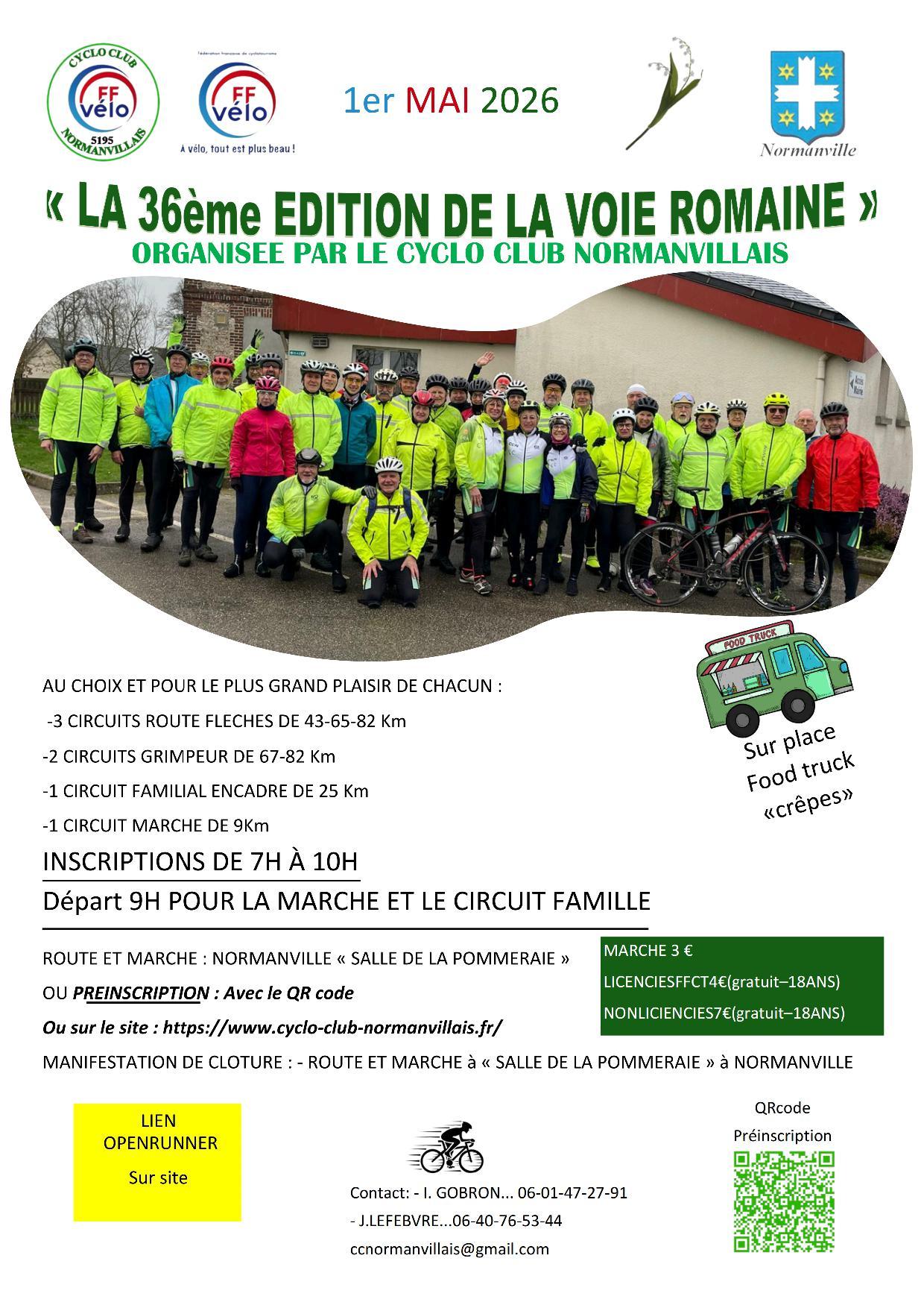 Voie romaine normanville